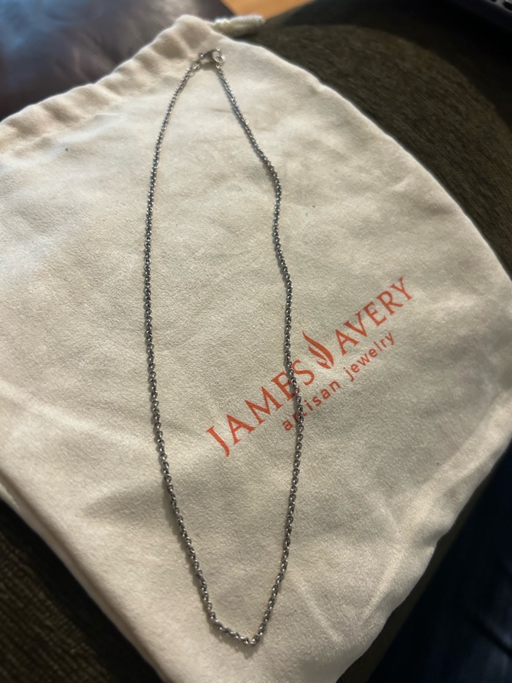 James Avery Sterling Silver Rope Chain Necklace - Silver - Picture 3 of 4